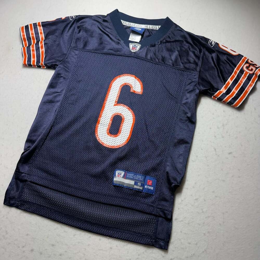 Reebok Chicago Bears Jay Cutler #6 NFL Football Jersey Child Size Small 8